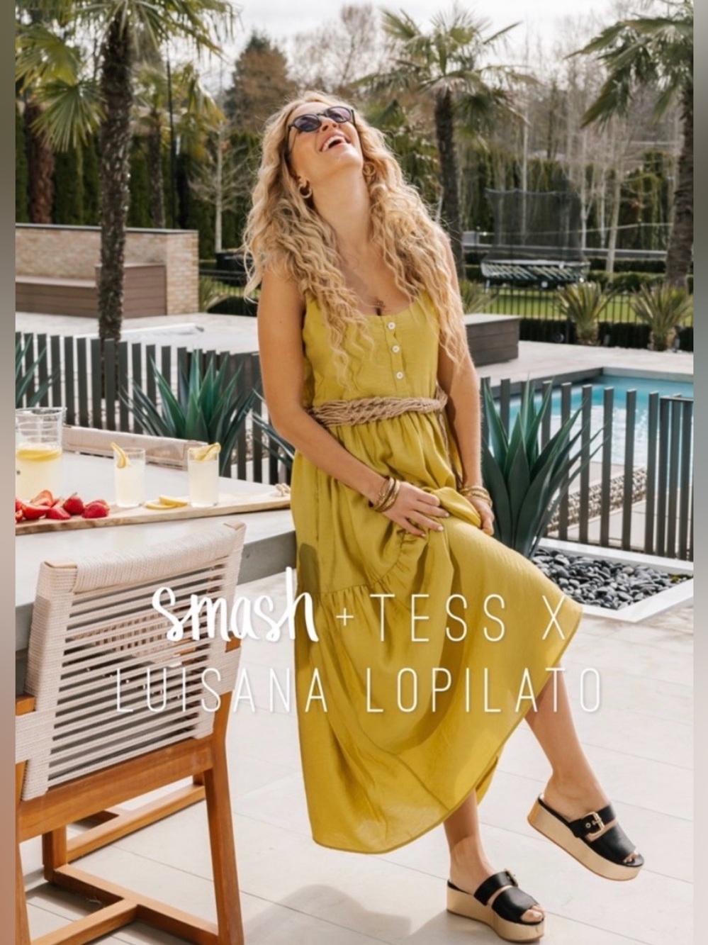 Smash + Tess x Luisana Lopilato The River Maxi Dress XL